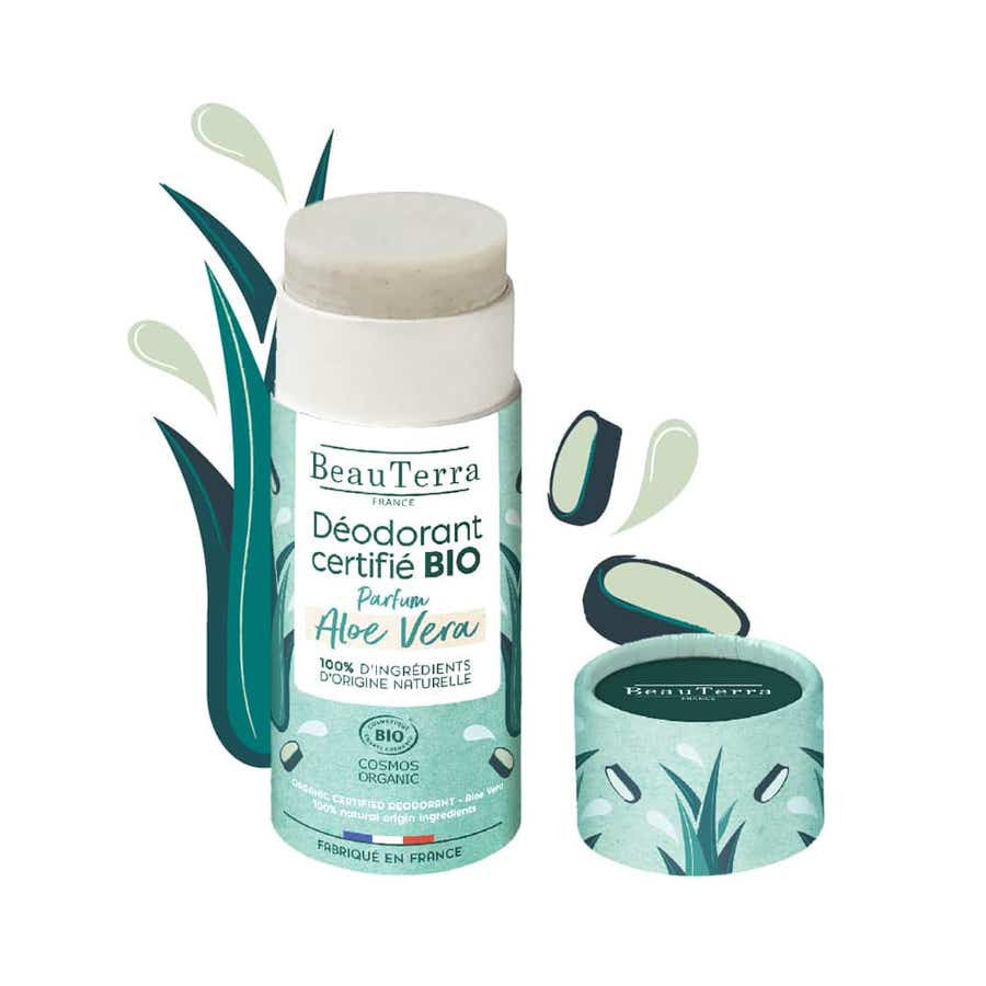 Beauterra Organic Aloe Vera Stick Deodorants 50g (1.76oz)