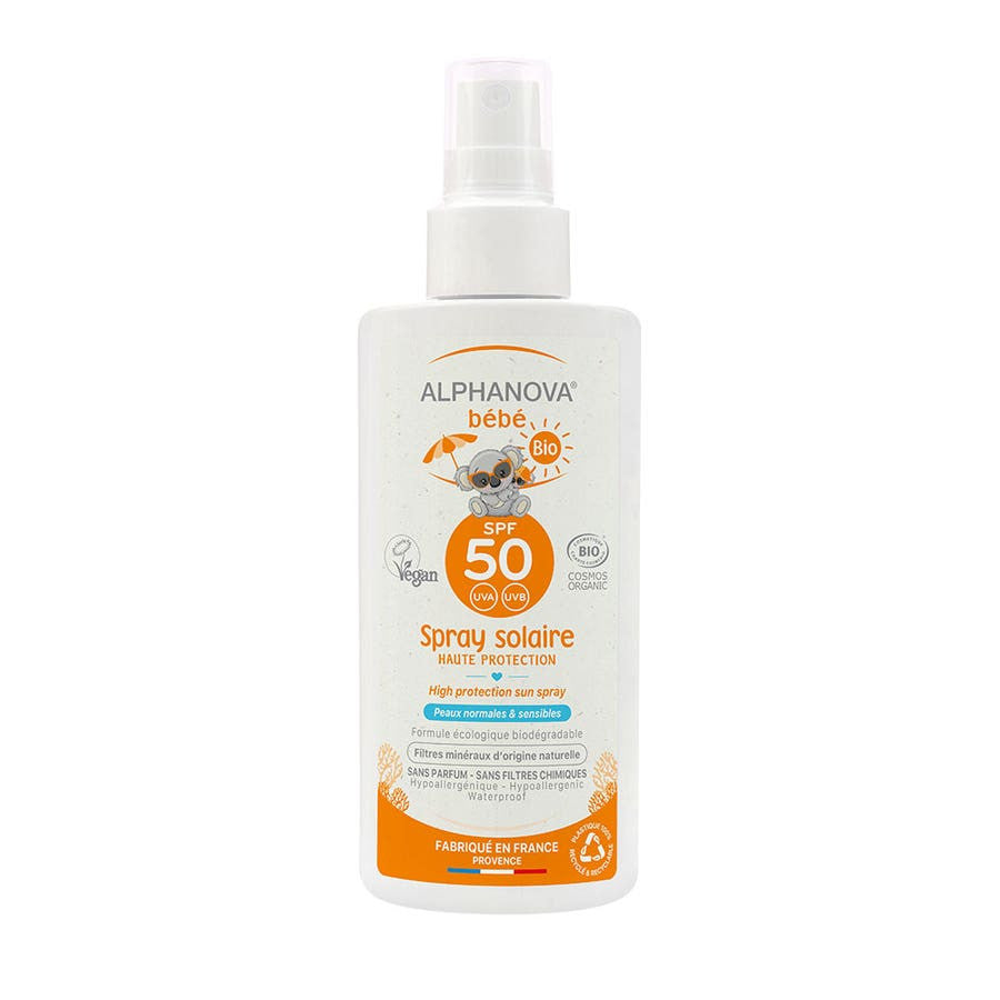 Alphanova Bb Hypoallergenic Organic Sun Spray SPF 50 125g (4.22fl oz)