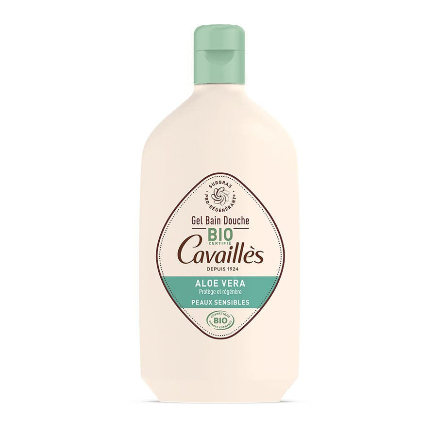Rog Cavaills Organic Aloe Vera Bath & Shower Gel Sensitive Skin 400ml (13.52fl oz)