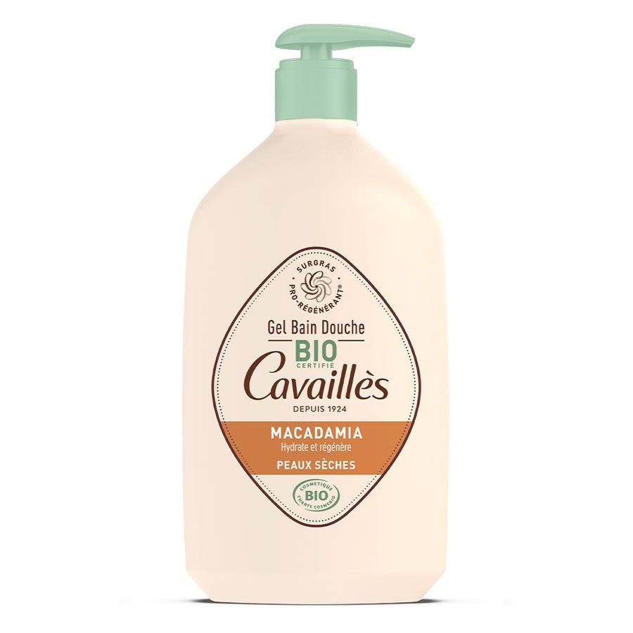 Rog Cavaills Organic Macadamia Oil Bath & Shower Gel Dry Skin 1L (33,81fl oz)