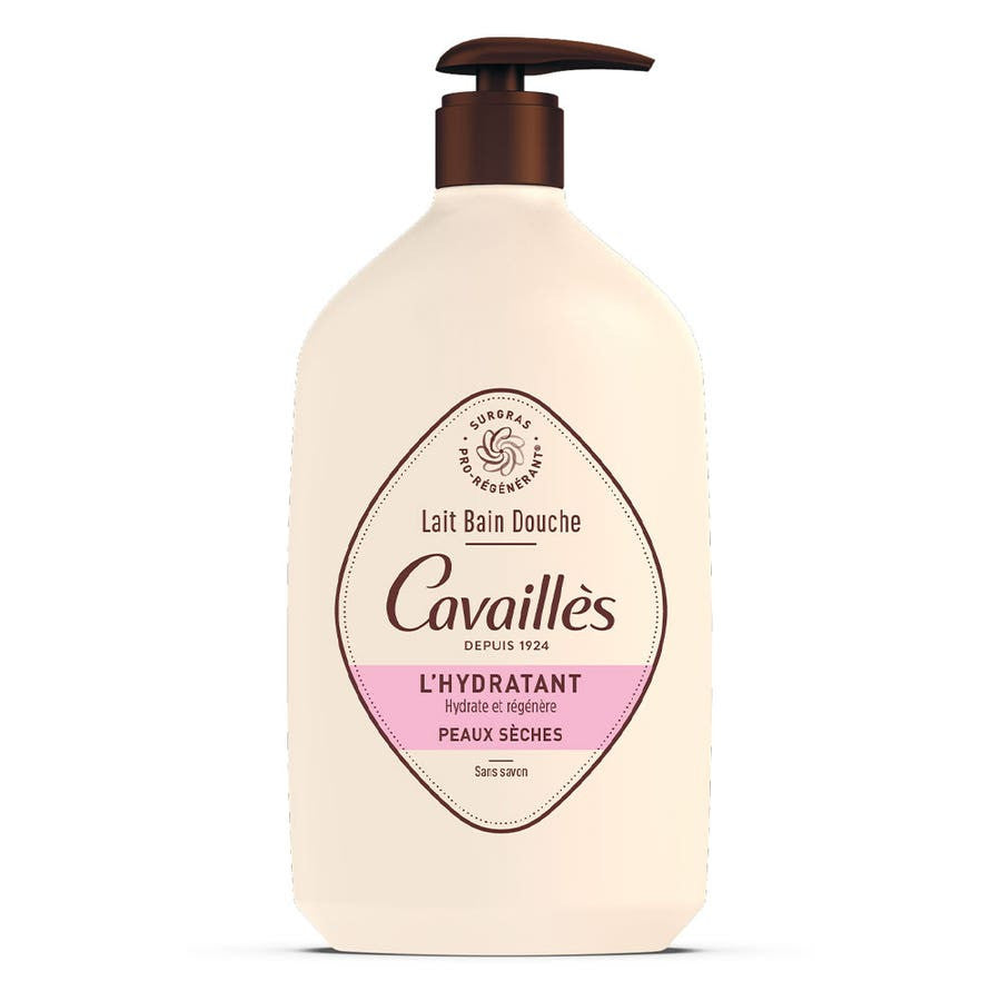Rog Cavaills Hydrating Bath & Shower Milk Dry Skin 1L (33,81fl oz)