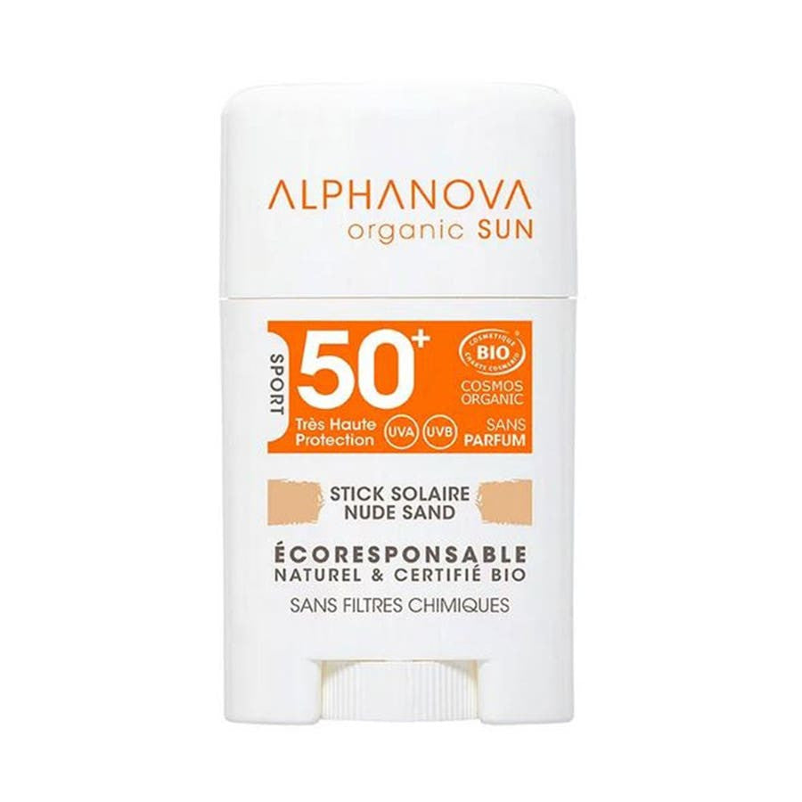 Alphanova Sun Organic SPF50+ Face Sun Stick Natural Beige 12g (0.42oz)