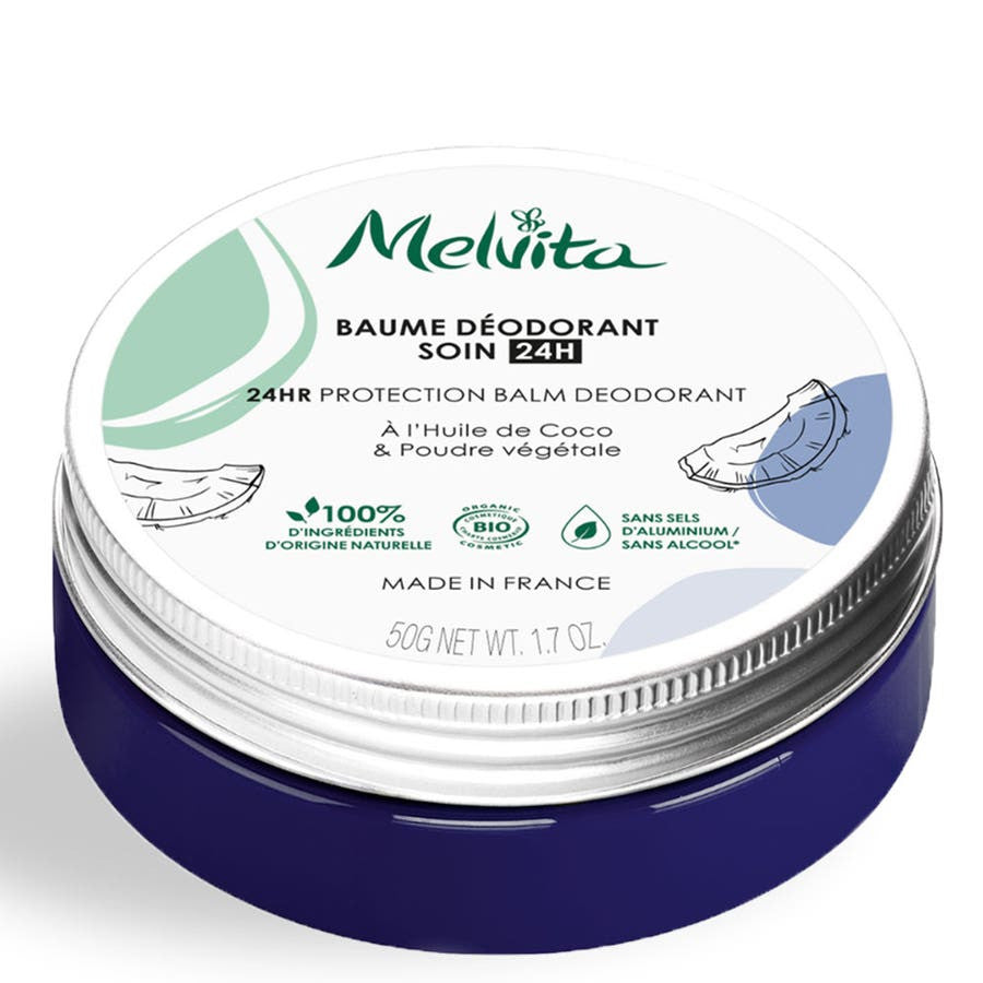 Melvita Organic 24H Care Deodorant Balm 50g (1.76oz)