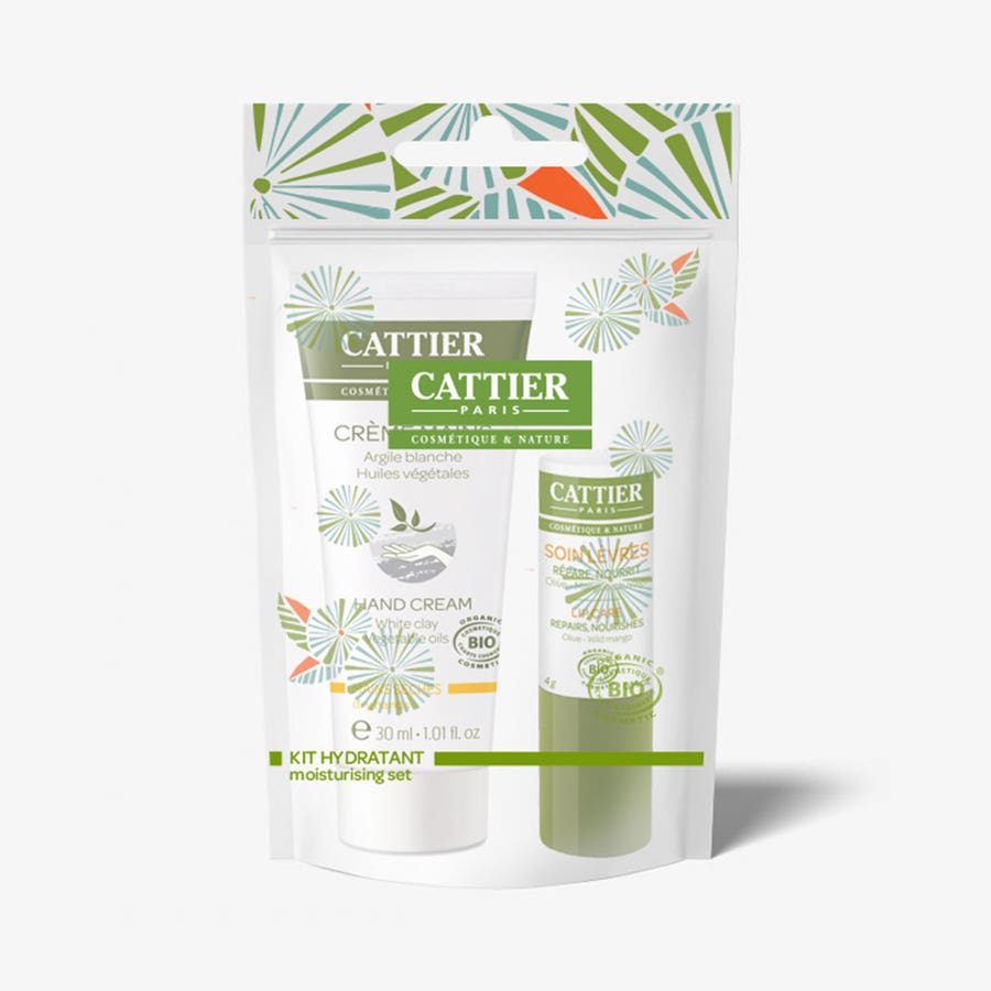 Cattier Kit Hydrating Levres Et Hands Bioes Cattier|Kit Hydratant Levres Et Hands Bio 30ml (1.01 fl oz)
