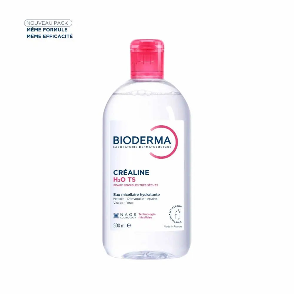 Bioderma Sensibio H2O Micellar Water for Very Dry, Sensitive Skin 500ml (16.90 fl oz)