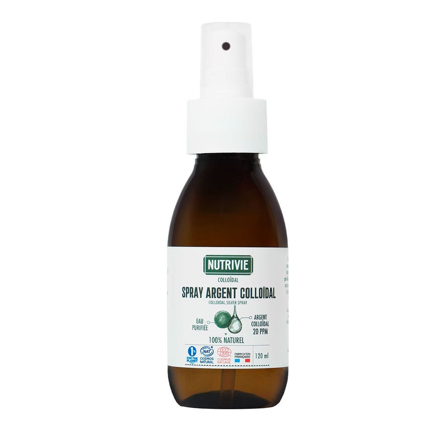 Nutrivie Colloidal Silver Spray 20ppm 120ml (4.06fl oz)