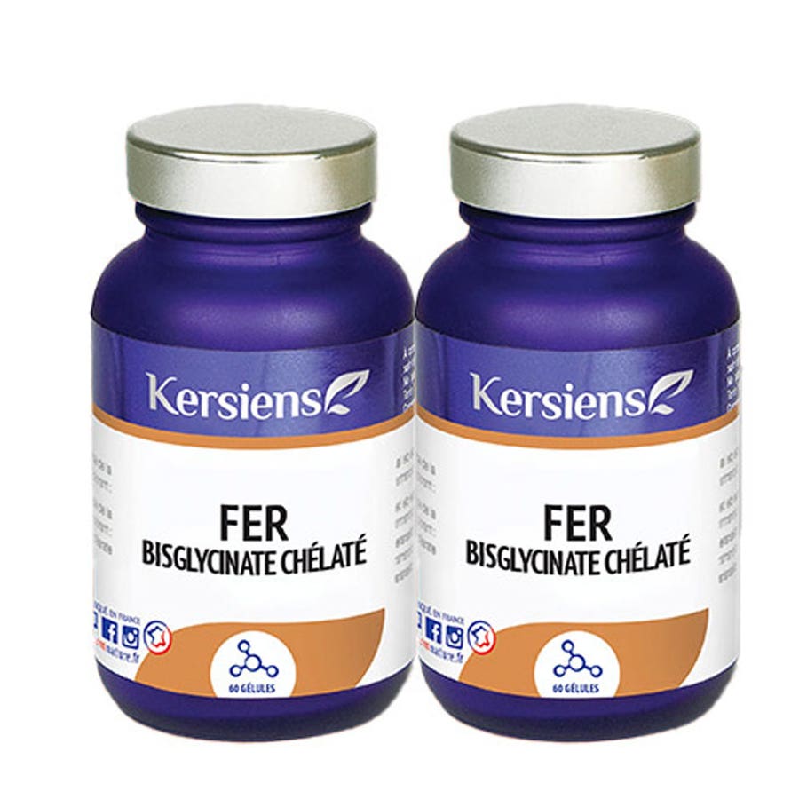 Pharm Nature Micronutrition Chelated iron bisglycinate 120g (4.23oz) elules
