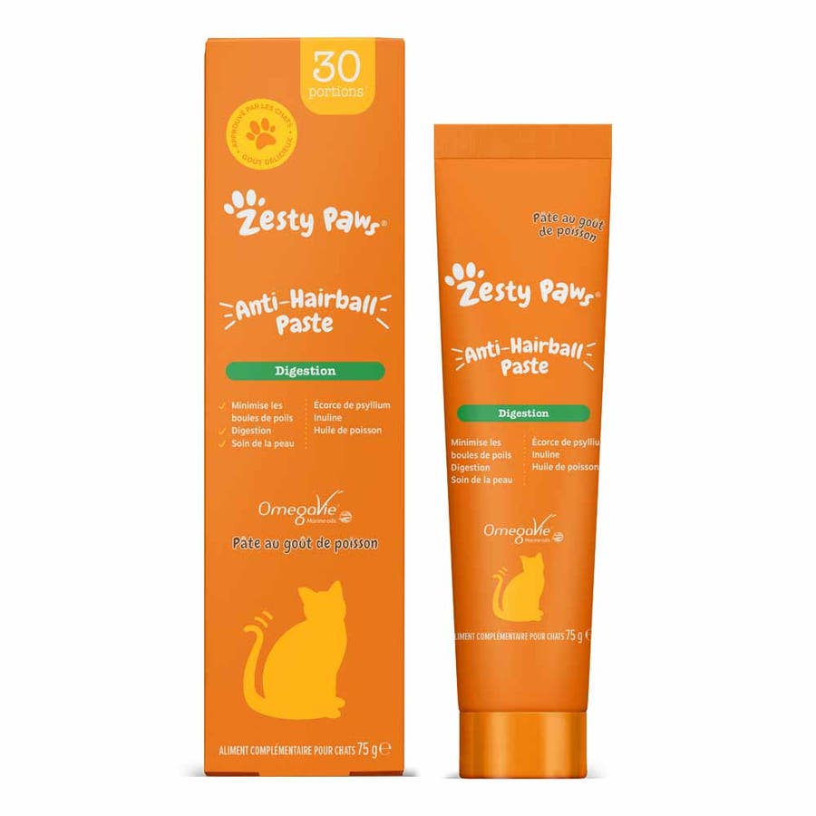 Zesty Paws Anti-Hairball Digestion Cat 75g (2.65oz)