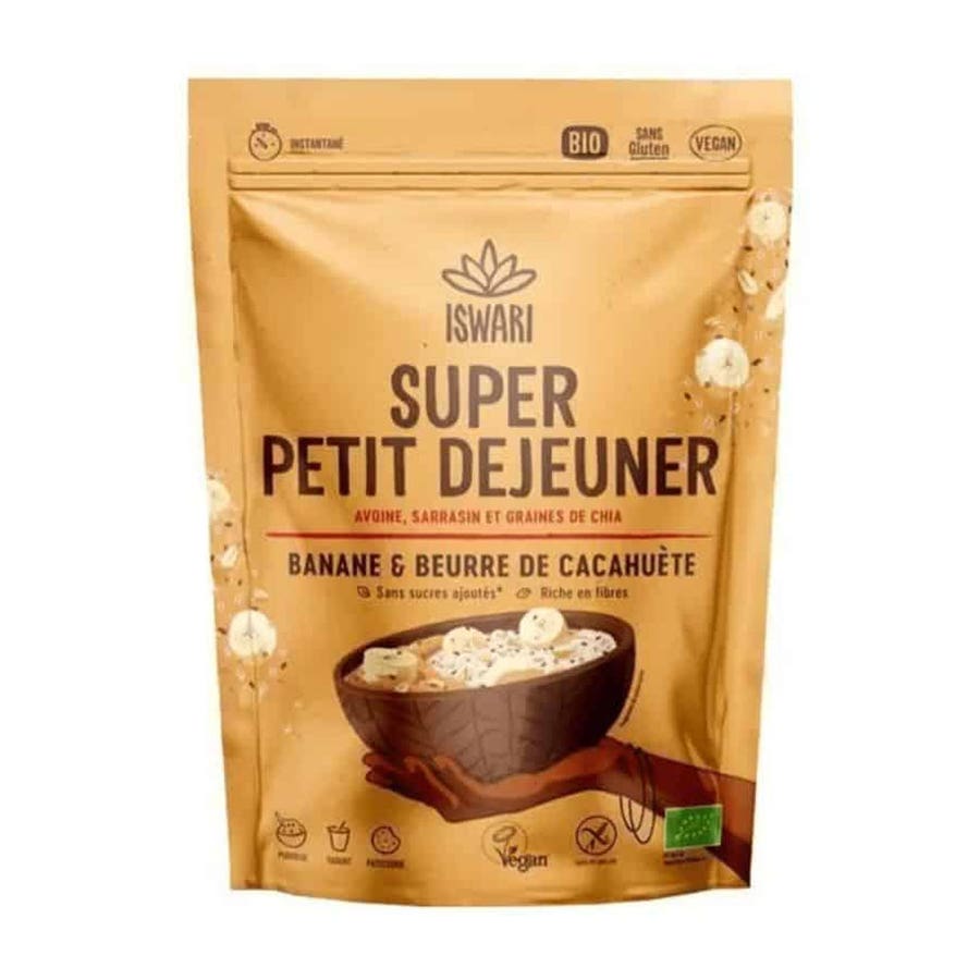 Iswari Eveil du Bouddha Banana and peanut butter super breakfast blend 360g (12.70 oz)