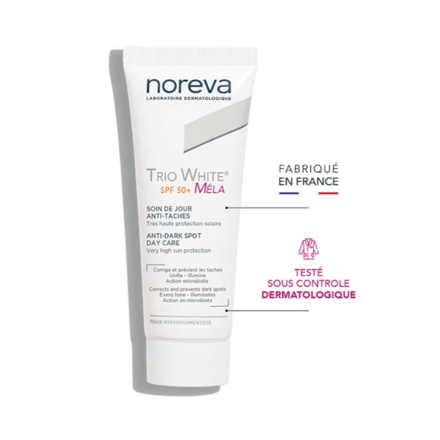 Noreva Trio White Méla Day cream SPF 50+ dark spot corrector with SPF 50+ protection 40ml (1.35 fl oz)