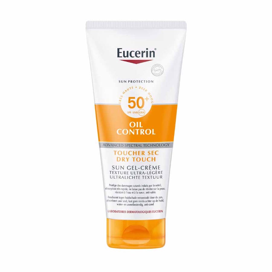 Eucerin Sun Protection Oil Control SPF50+ gel-cream dries to a matte finish 200ml (6.76 fl oz)