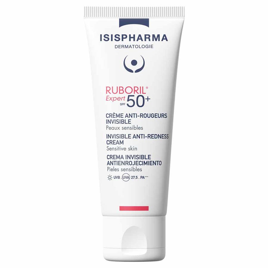 Isispharma Ruboril Expert Invisible Anti-Redness SPF50+ Cream 40ml (1.35 fl oz)