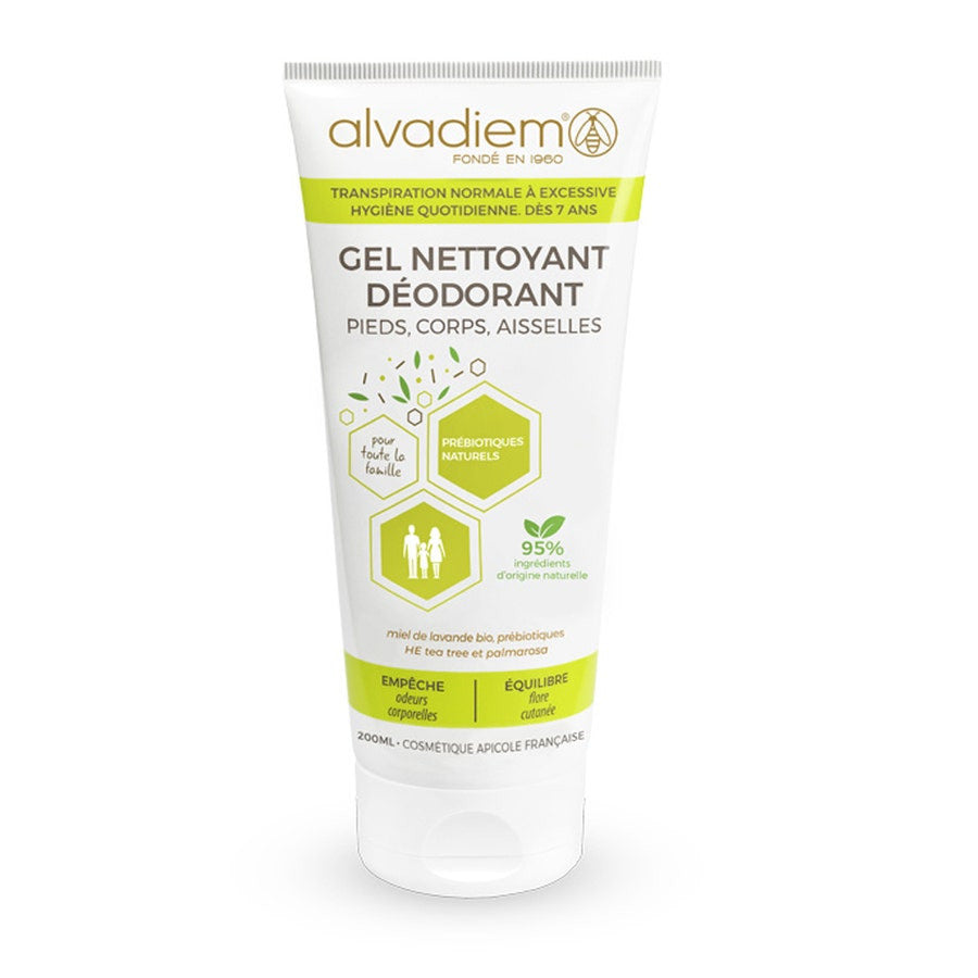 Alvadiem Apivita Deodorant Cleansing Gel 200ml for Normal to Excessive Sweating