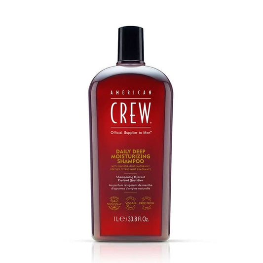 American Crew Daily Deep Hydrating Shampoo 1L (33.81fl oz) - FrenchBeautyHub