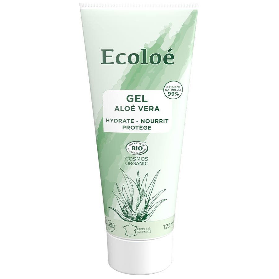 Ecolo Organic Aloe Vera Gel 125ml (4.22fl oz) - FrenchBeautyHub
