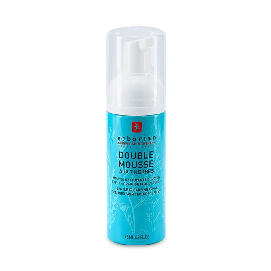 Erborian Double Mousse With 7 Herbs Cleansing Foam 145ml (4.90 fl oz) - FrenchBeautyHub