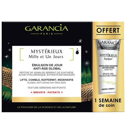 Garancia Mystrieux Mille et Un Jours & Mystrieux Repulpant travel size Emulsion FREE 35ml - FrenchBeautyHub
