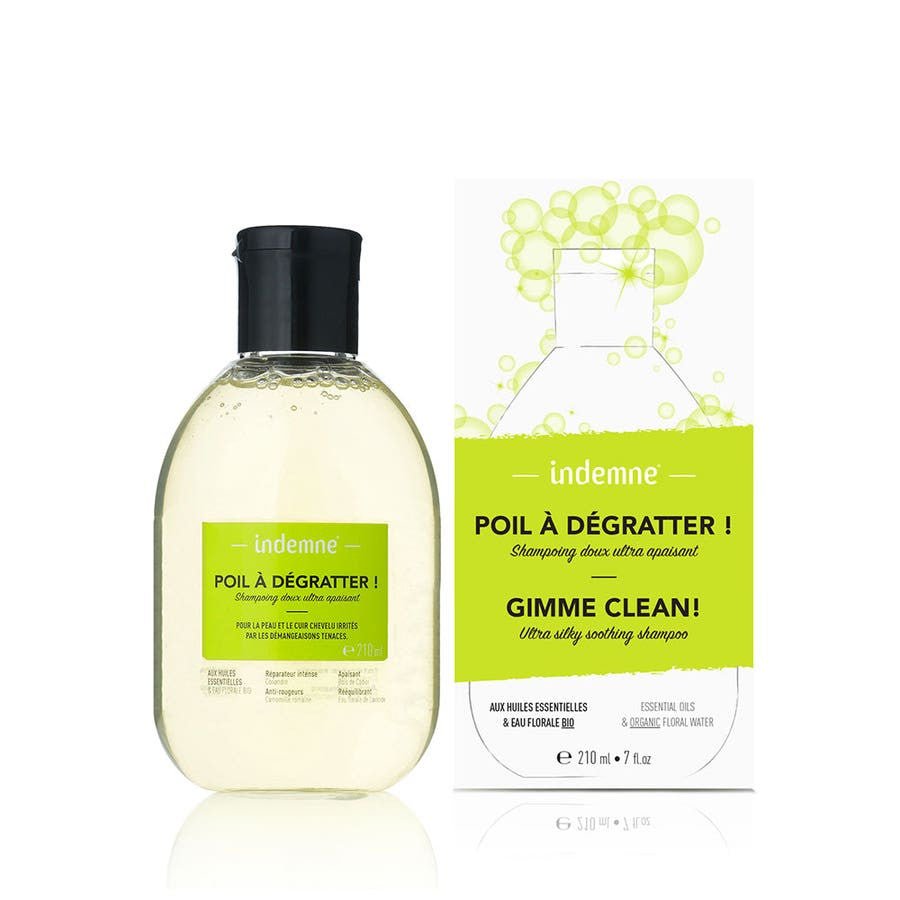 Indemne Poil A Degratter Ultra Silky Soothing Shampoo for Irritated Skin and Scalp 210ml (7.10 fl oz) - FrenchBeautyHub