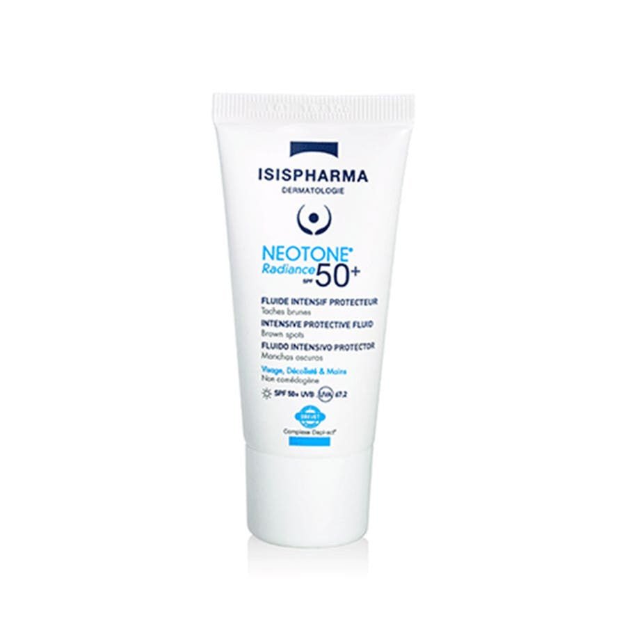Isispharma Neotone Radiance Intense Protection Fluid SPF 50+ 30ml (1.01fl oz) - FrenchBeautyHub