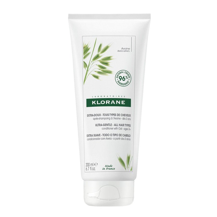 Klorane Oat Conditioner Extra - gentle All hair types 200ml (6.76fl oz) - FrenchBeautyHub