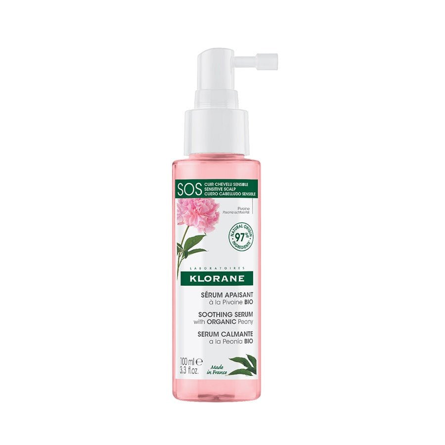 Klorane Soothing Serum with Organic Peony 100ml (3.3 fl oz) - FrenchBeautyHub