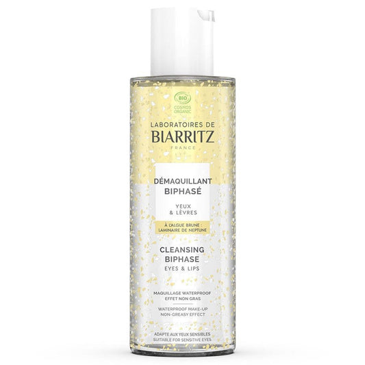 Laboratoires De Biarritz Cleaning Biphasic Cleanser Sensitive Eyes and Lips 125ml (4.22fl oz) - FrenchBeautyHub