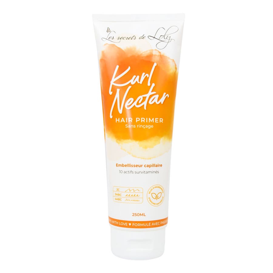 Les Secrets de Loly Leave In Conditioner Without Rinsing Kurl Nectar 250ml (8.45fl oz) - FrenchBeautyHub