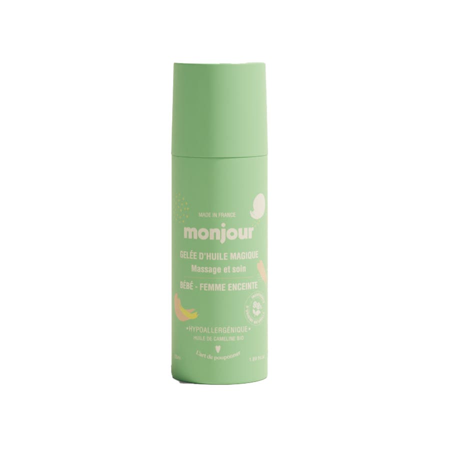 Monjour Magic Oil Gel Bébé et Femme Enceinte 50ml (1.69fl oz) - FrenchBeautyHub