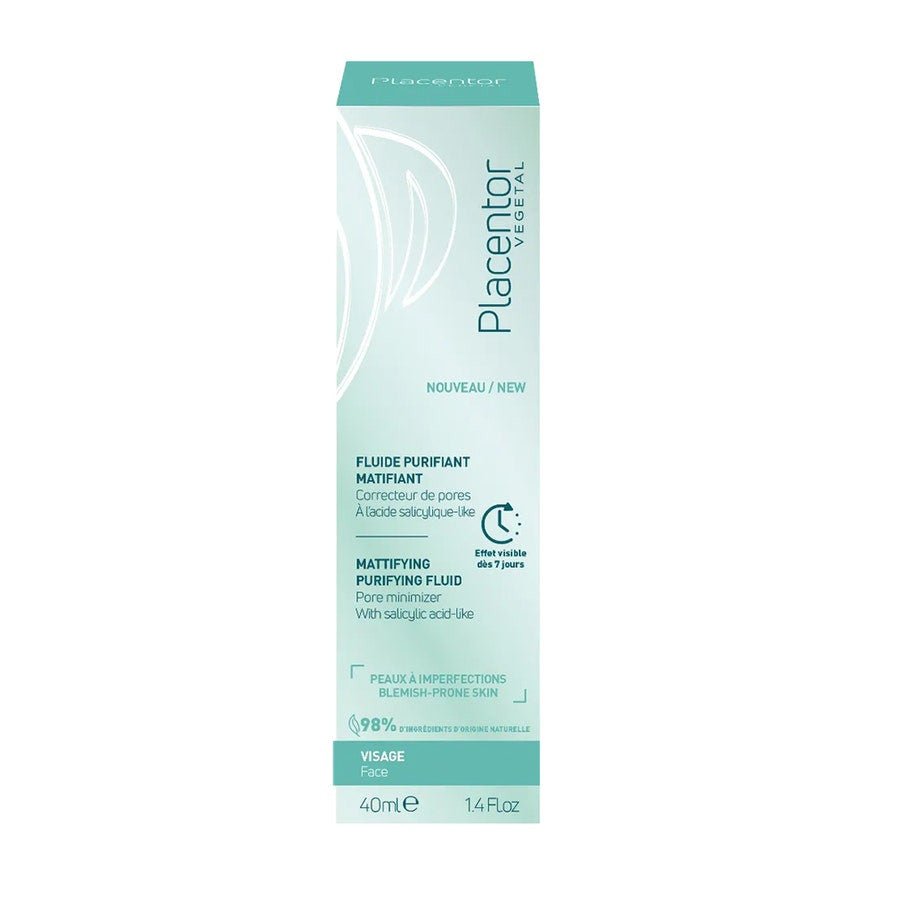Placentor Vgtal Purifying Matifying Fluid Blemish - prone Skin 40ml (1.35fl oz) - FrenchBeautyHub