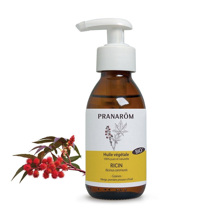 Pranarom Organic Castor Oil 100ml (3.38 fl oz) - FrenchBeautyHub