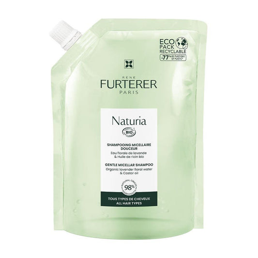 Rene Furterer Naturia Gentle Micellar Shampoo with Lavender Floral Water and Organic Castor Oil - FrenchBeautyHub