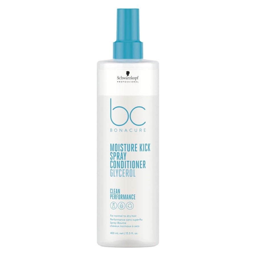 Schwarzkopf Professional Hyaluronic Moisture Kick Balm spray BC Bonacure for normal to dry hair 400ml (13.52fl oz) - FrenchBeautyHub