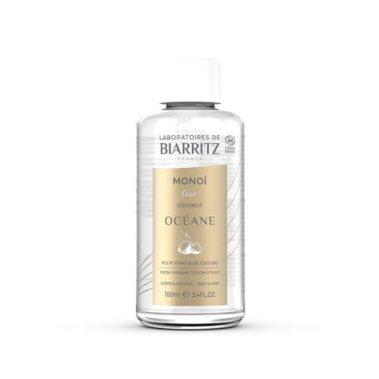 Laboratoires De Biarritz Oceane Monoi Oil Hair & Body Organic Cosmetics 100ml (3.38 fl oz)
