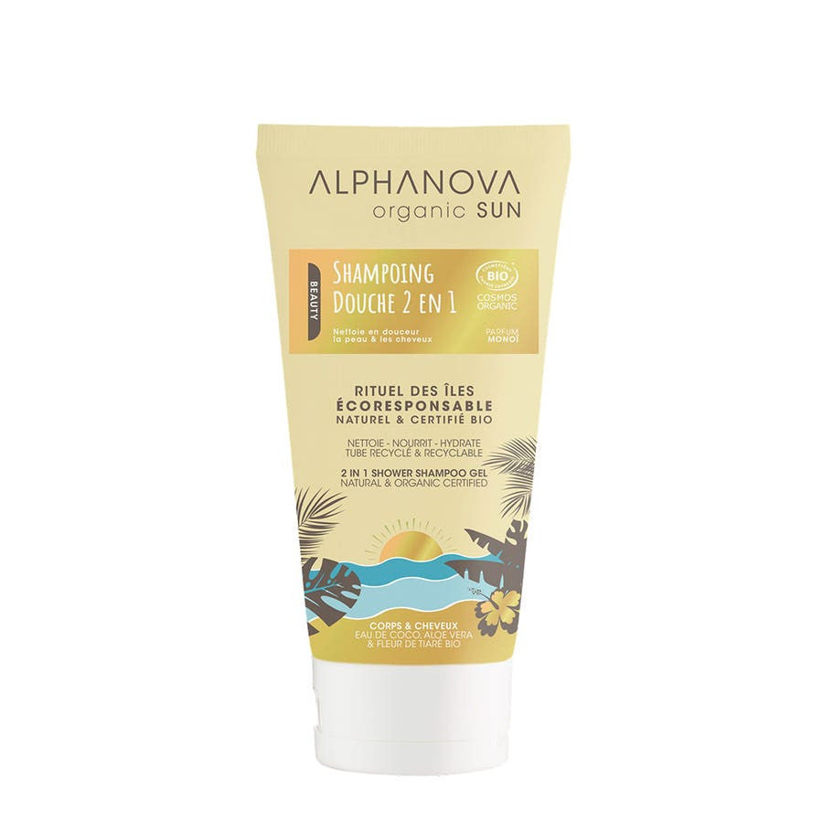 Alphanova Sun Organic 2-in-1 shower shampoo 150ml (5.07fl oz)