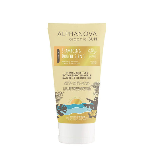 Alphanova Sun Organic 2-in-1 shower shampoo 150ml (5.07fl oz)