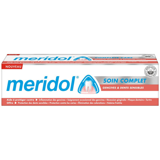 Meridol Complete Care Toothpaste for Sensitive Gums & Teeth 75ml (2.53fl oz)