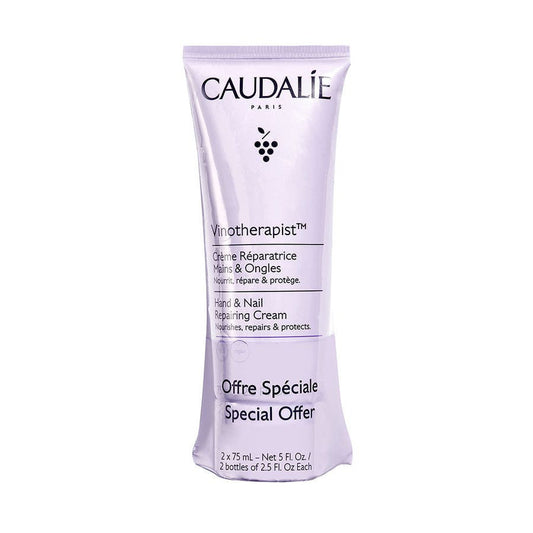 Caudalie Thé des Vignes Hand and Nail Repair Cream 75ml x2 (2.53fl oz x2)