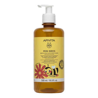 Apivita Mini Bees Gentle Body & Hair Wash for Children 500ml (16.90fl oz)