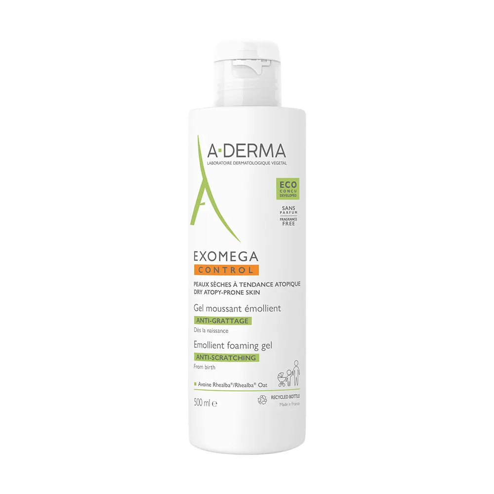 A-Derma Exomega Control Emollient Foaming Gel