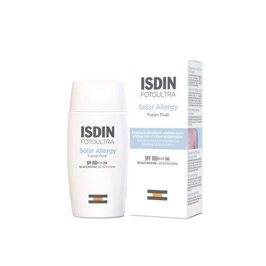 ISDIN FotoUltra Solar Allergy Fusion Fluid SPF100+ UVA/UVB 1% Ectin 50ml (1.69fl oz)