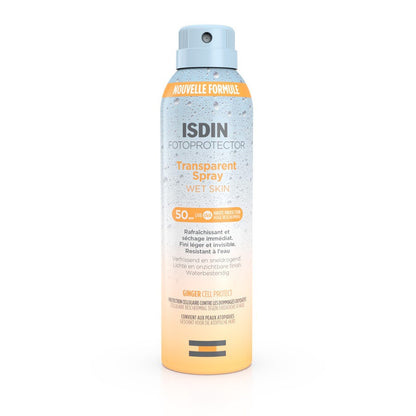 Isdin Fotoprotector Transparent Spray SPF50 Wet Skin 250ml (8.45fl oz)