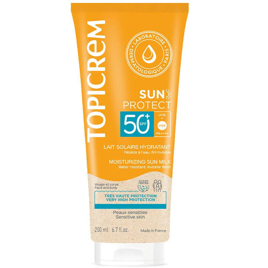 Topicrem Ultra-Moisturizing Sunscreen Milk SPF50+ 200ml (6.76fl oz)