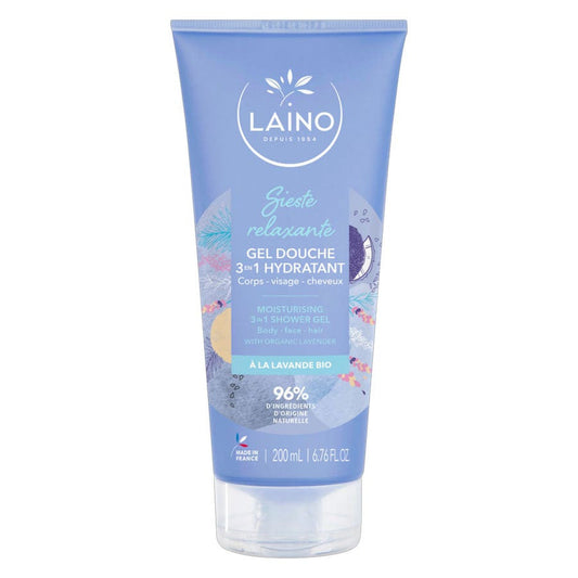 Laino Sieste Relaxing 3-in-1 Moisturizing Lavender BIO Shower Gel 200ml (6.76fl oz)