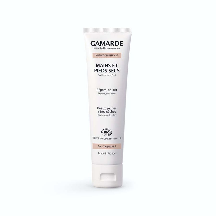 Gamarde Intense Nutrition Dry Hands and Feet Organic 100ml (3.38 fl oz)