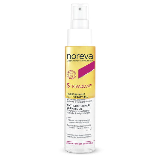 Noreva Strivadiane Sensitive Skin Anti-Stretch Mark Bi-Phase Oil 100ml (3.38 fl oz)