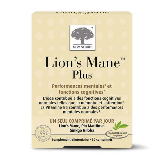 New Nordic Lion's Mane Plus 30 Tablets