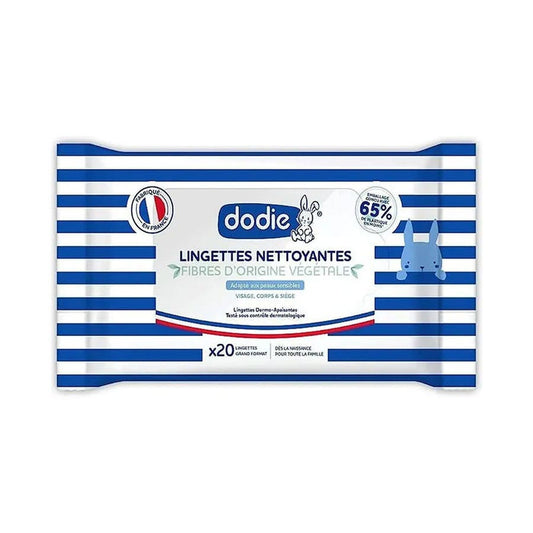 Dodie Water-based cleaning wipes x20