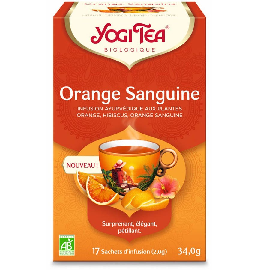 Yogi Tea Herbal Teas Blood Orange Bioes 17 bags 300g (10.58 oz)