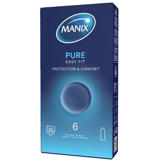 Manix Super Condoms Safety And Comfort X6 Easy Fit Super Easy Fit x6