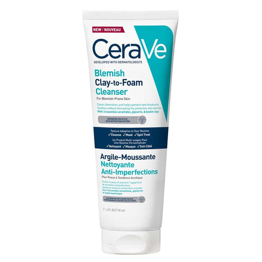 Cerave Clay-Foaming Anti-Imperfection Cleanser 118ml (3.99 fl oz)